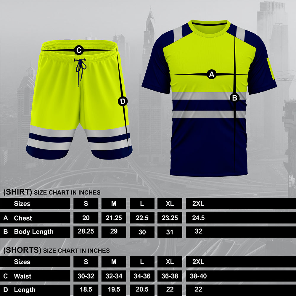 Toro Activa Hi-Vis Tracksuit / Tshirt and Shorts Set SST-101 TORO ACTIVA