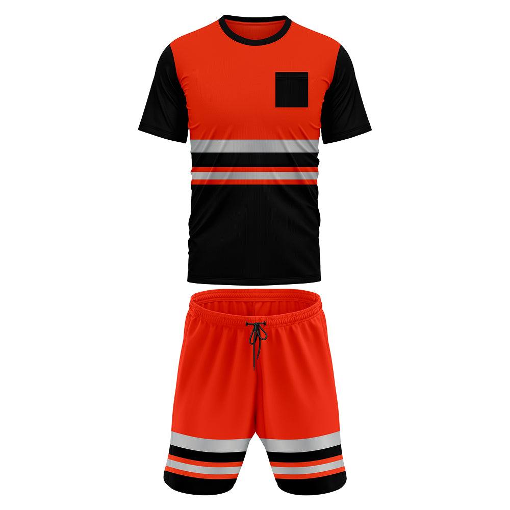 Toro Activa Hi-Vis Tracksuit workwear Set SST-103 Orange Black TORO ACTIVA