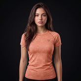 Toro Activa Women's Melange Raglan Tee - Orange TORO ACTIVA