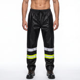 Hi Vis Waterproof Over Trousers - Yellow/Black TORO ACTIVA