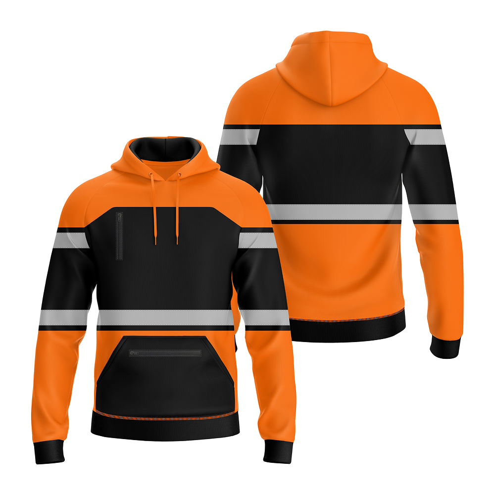 Hi-Vis Work Hoodie 2003 | Fleece Workwear Pullover TORO ACTIVA