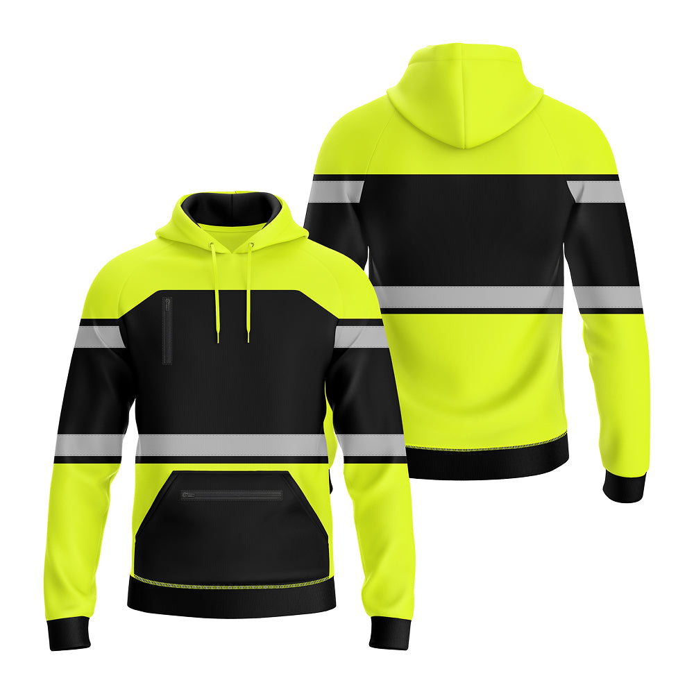 Hi-Vis Work Hoodie 2003 | Fleece Workwear Pullover TORO ACTIVA