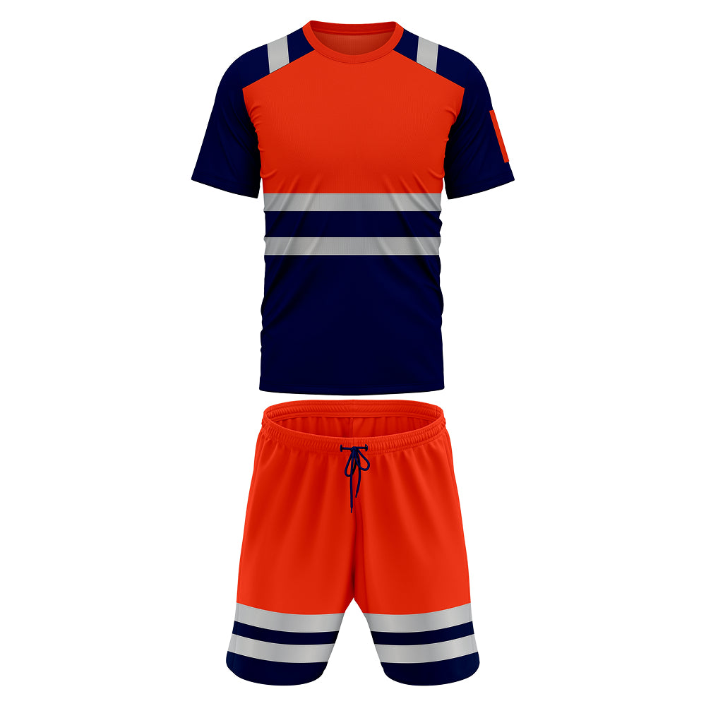 Toro Activa Hi-Vis Tracksuit SST-101 Orange/Navy 2XL TORO ACTIVA