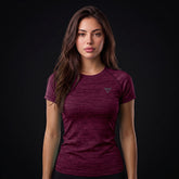 Toro Activa Women's Melange Raglan Tee - Maroon TORO ACTIVA