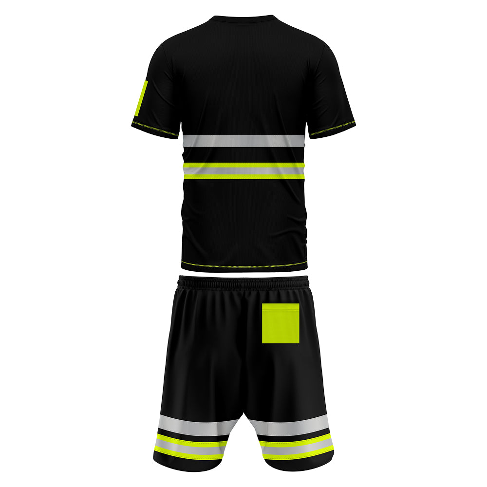 Toro Activa Hi-Vis Tracksuit Workwear Set SST-104 - Black/Yellow TORO ACTIVA