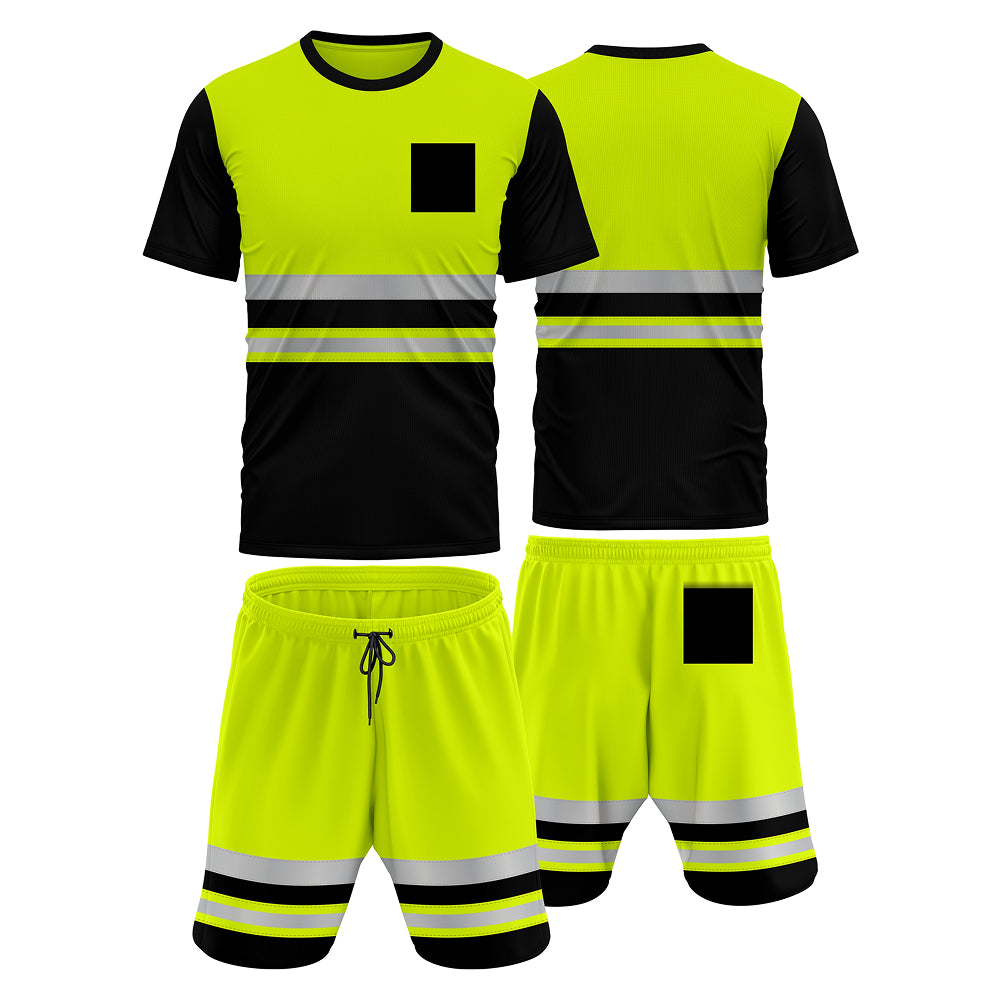 Toro Activa Hi-Vis Tracksuit workwear Set SST-103 - Yellow/Black TORO ACTIVA