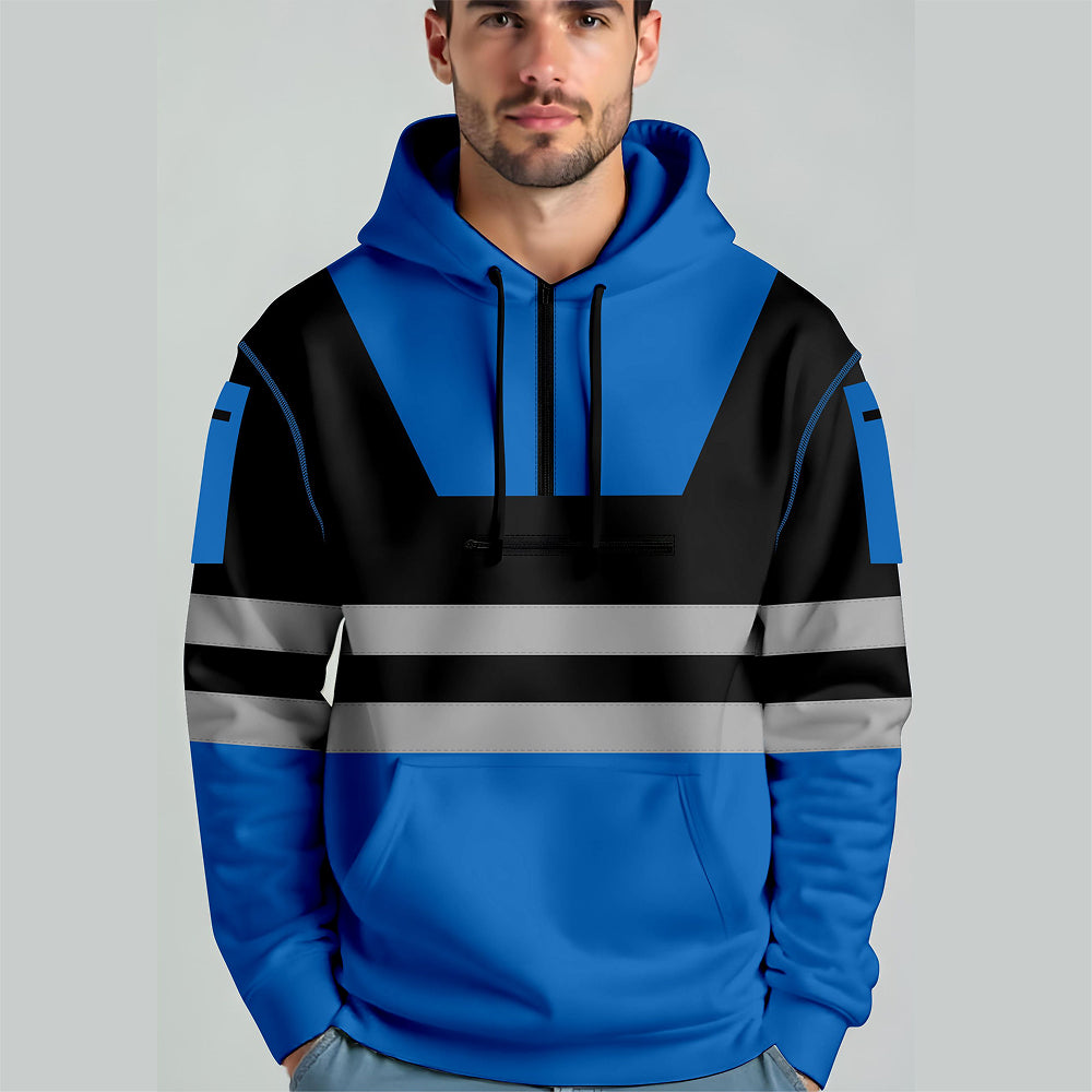 Hi-Vis Work Hoodie 6 | High Visibility Workwear Pullover TORO ACTIVA