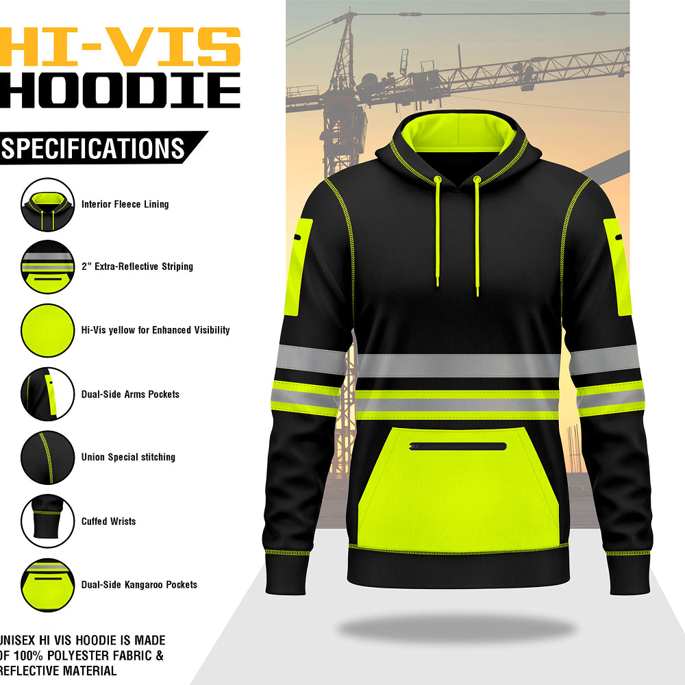Toro Activa Essential Hi-Vis Fleece Pullover Hoodie 1006 TORO ACTIVA