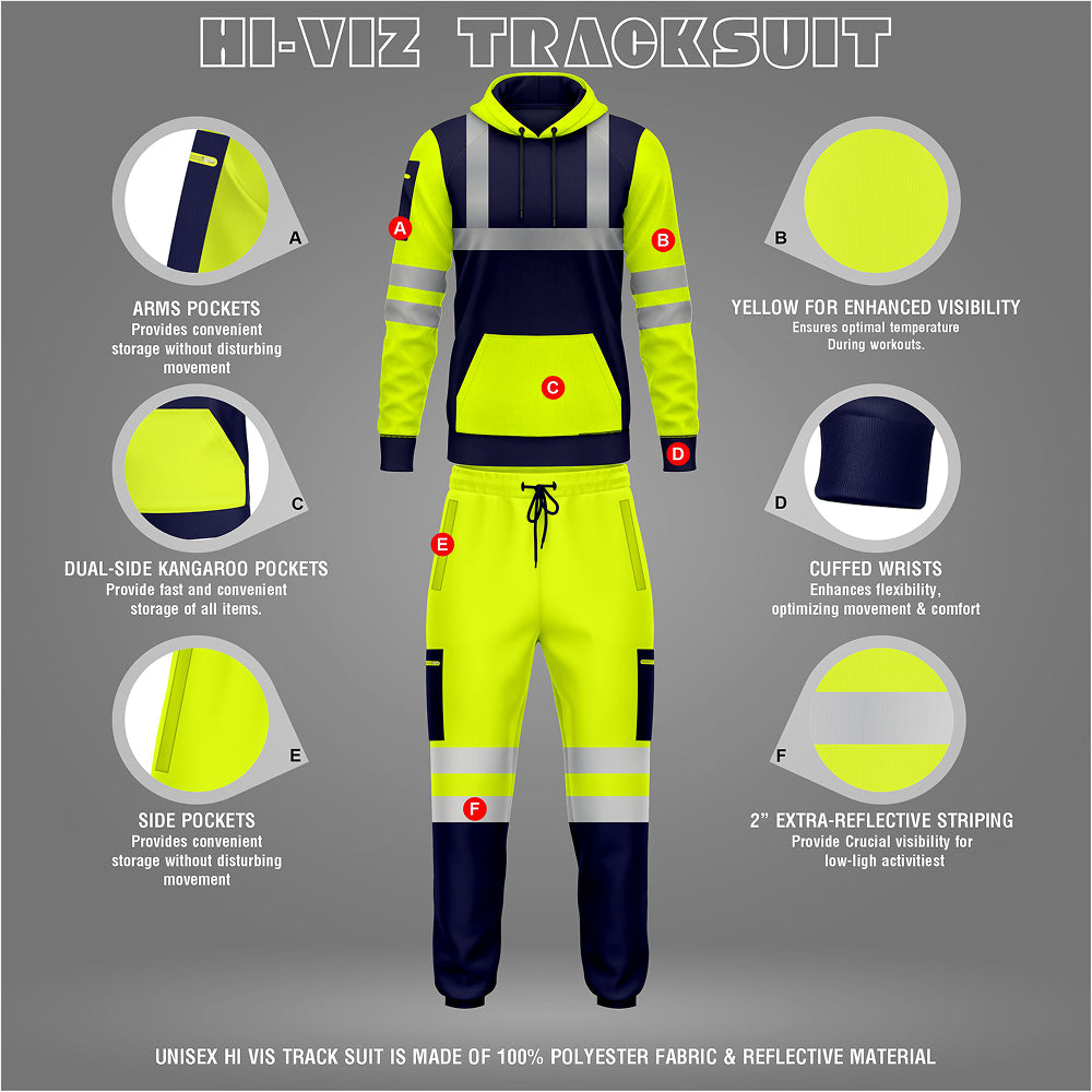 Toro Activa Hi-Vis Pullover Tracksuit - TS09 TORO ACTIVA
