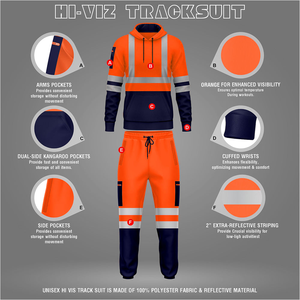Toro Activa Hi-Vis Pullover Tracksuit - TS06 TORO ACTIVA