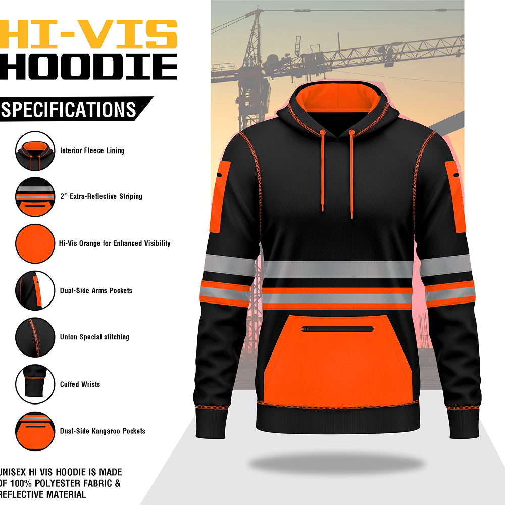 Toro Activa Essential Hi-Vis Fleece Pullover Hoodie 1006 TORO ACTIVA