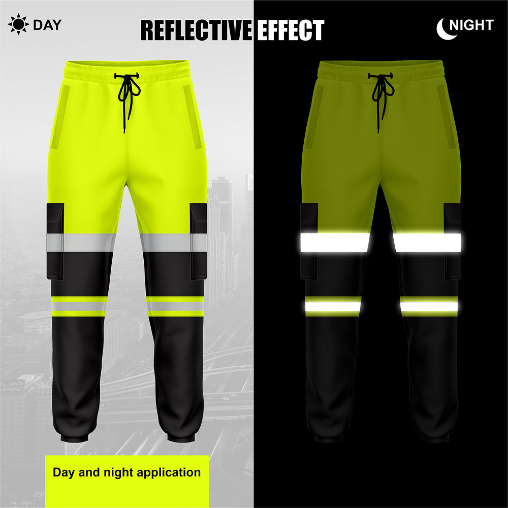 Toro Activa Workwear Fleece Joggers TR103- Yellow/Black TORO ACTIVA