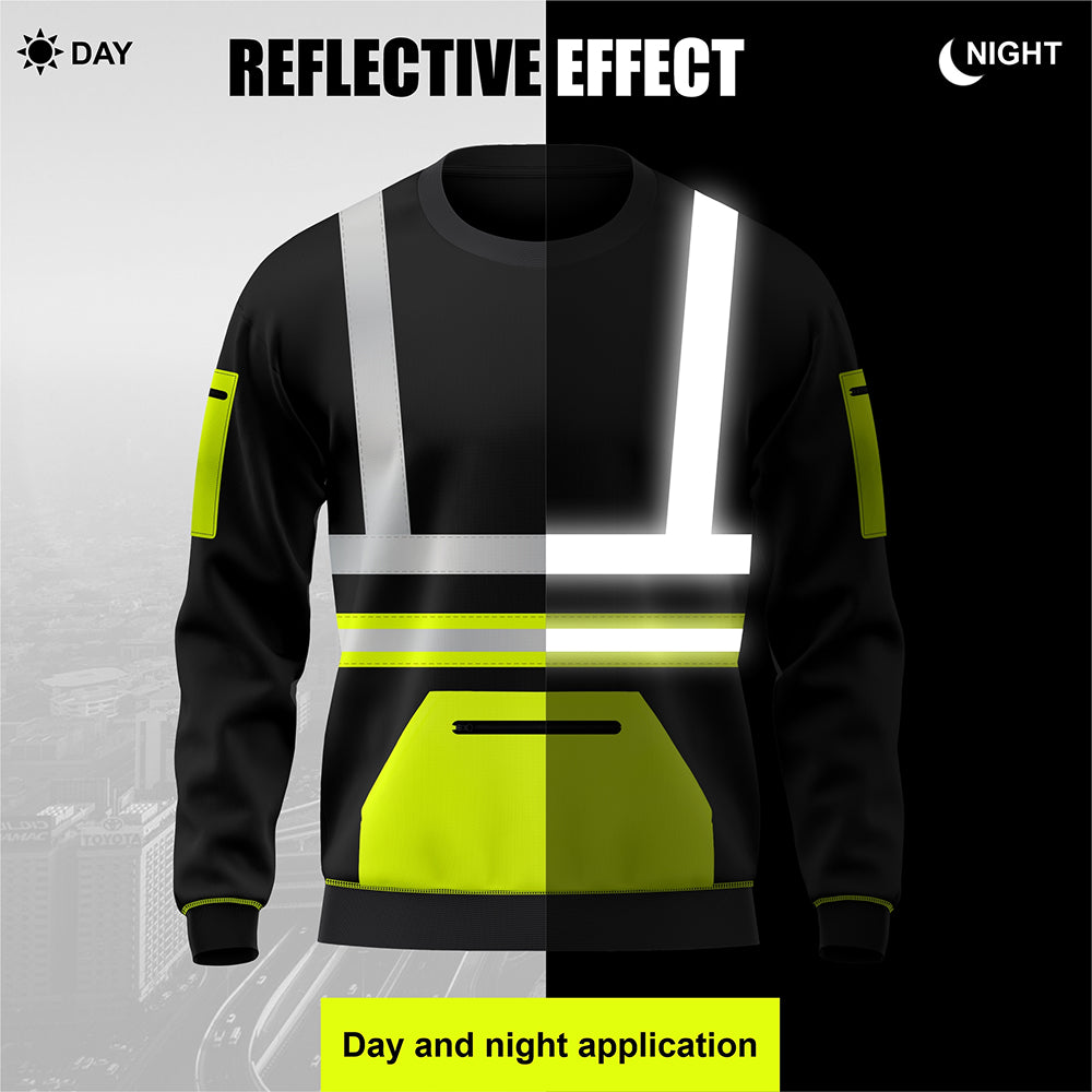 Toro Activa Workwear Hi-Vis Fleece Sweatshirt S104 TORO ACTIVA