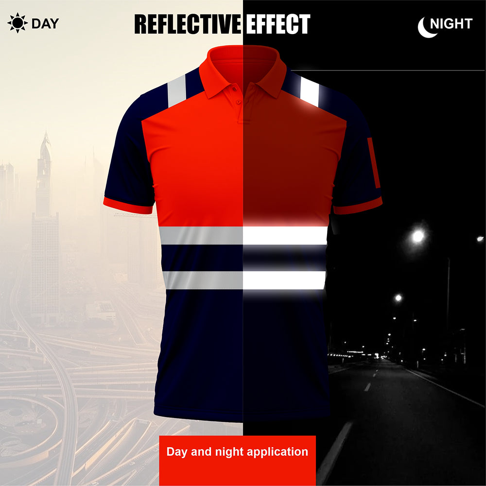 Toro Activa High Visibility Safety Work Wear Short Sleeve Polo Shirt P101 TORO ACTIVA