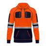 Toro activa Essential Hi-Vis Fleece Hoodie 2- Orange/Navy TORO ACTIVA