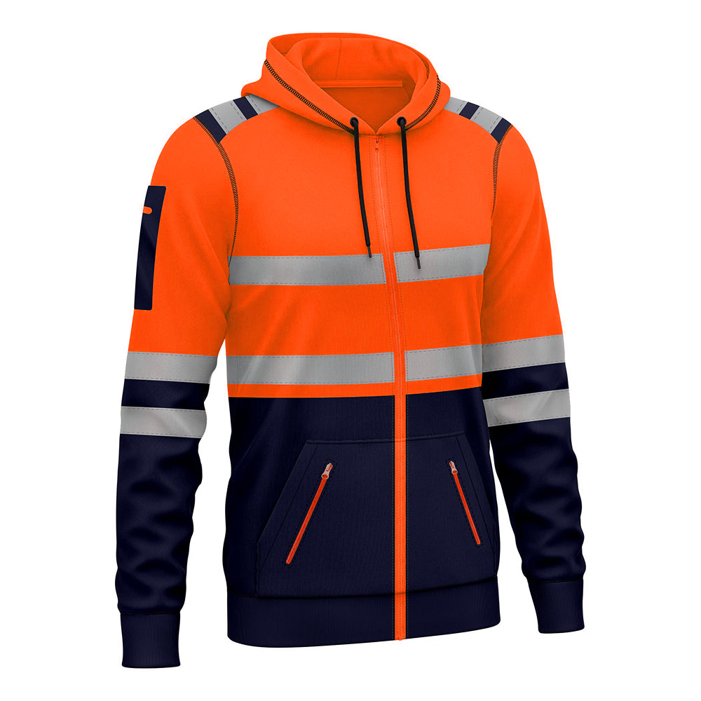 Toro Activa Pullover Fleece Hi-Vis Full Zip Hoodie 8 TORO ACTIVA