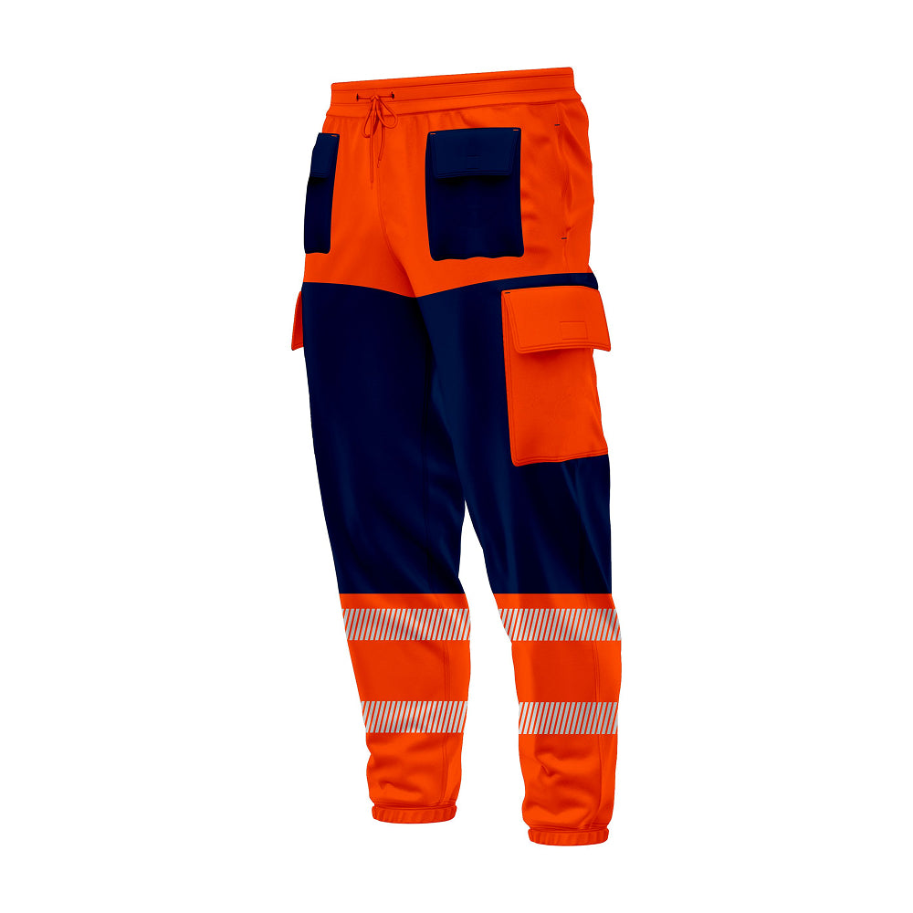 Toro Activa Workwear Fleece Joggers TR107 - Orange/Navy TORO ACTIVA