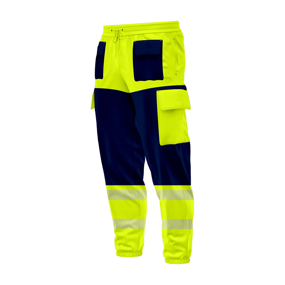 Toro Activa Workwear Fleece Joggers TR107 - Yellow/Navy TORO ACTIVA