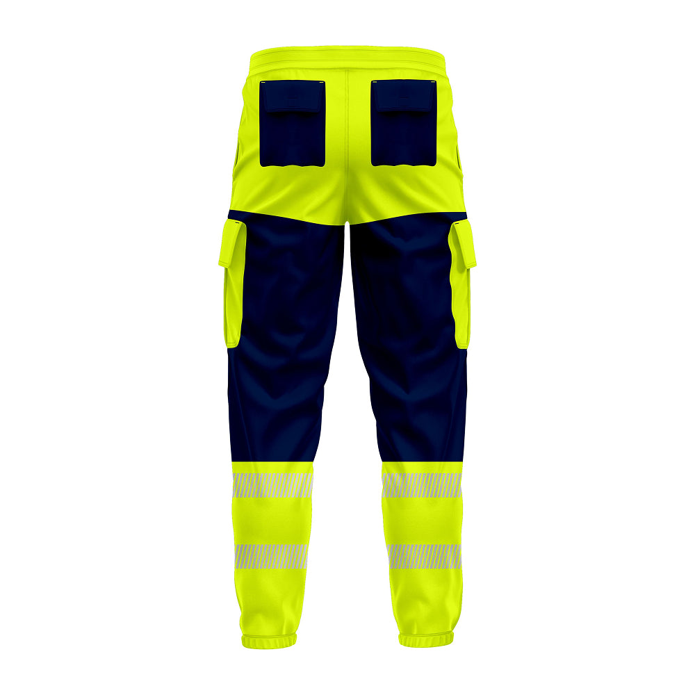Toro Activa Workwear Fleece Joggers TR107 - Yellow/Navy TORO ACTIVA