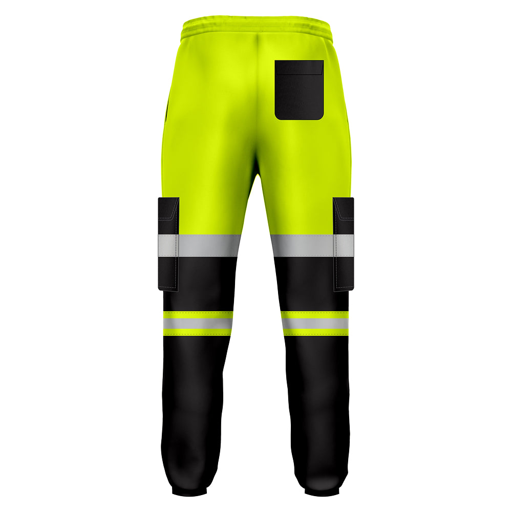 Toro Activa Workwear Fleece Joggers TR103- Yellow/Black TORO ACTIVA