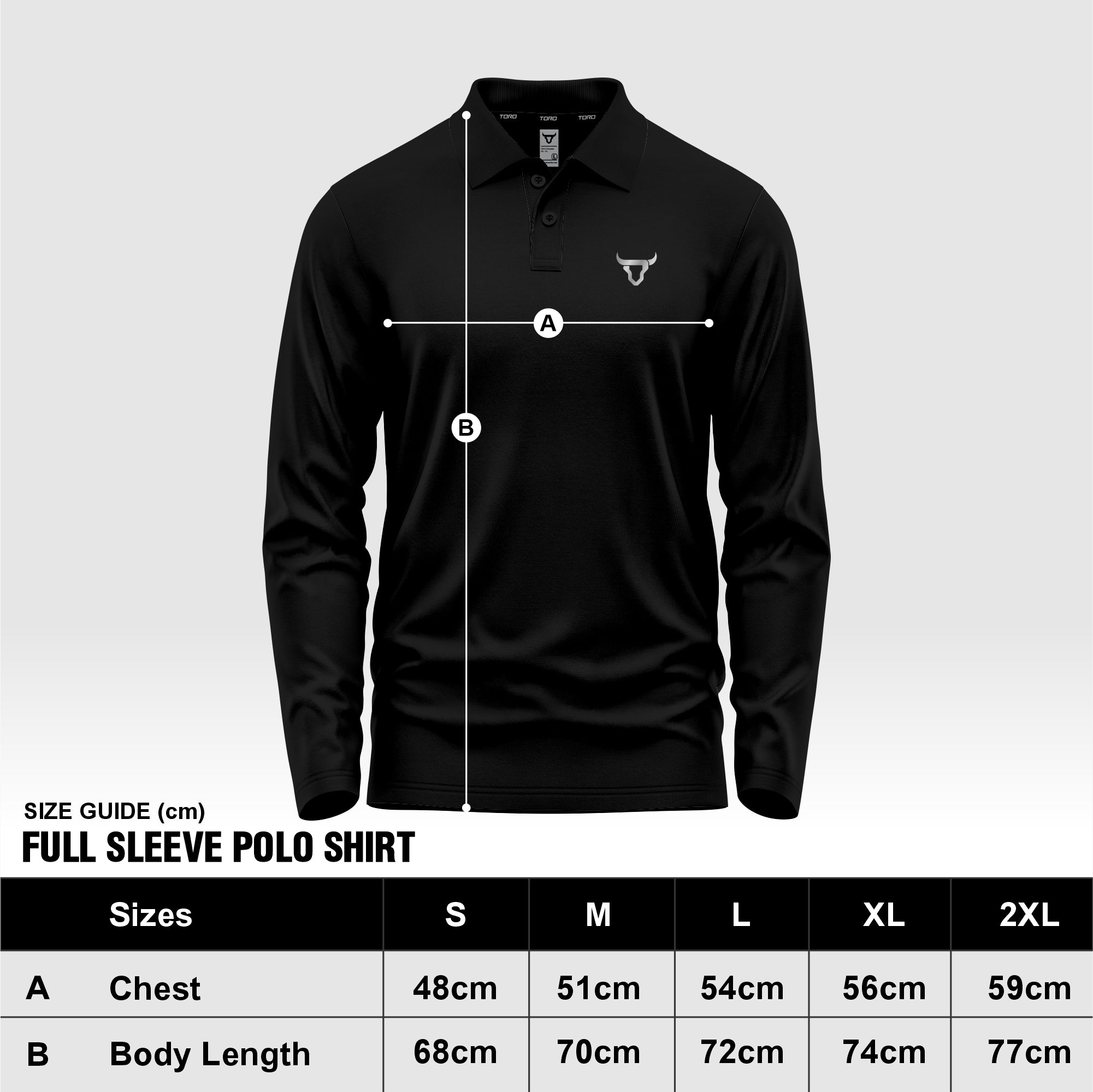 Toro Activa Dri-FIT Performance Long Sleeve Polo - 3 Colour Set TORO ACTIVA