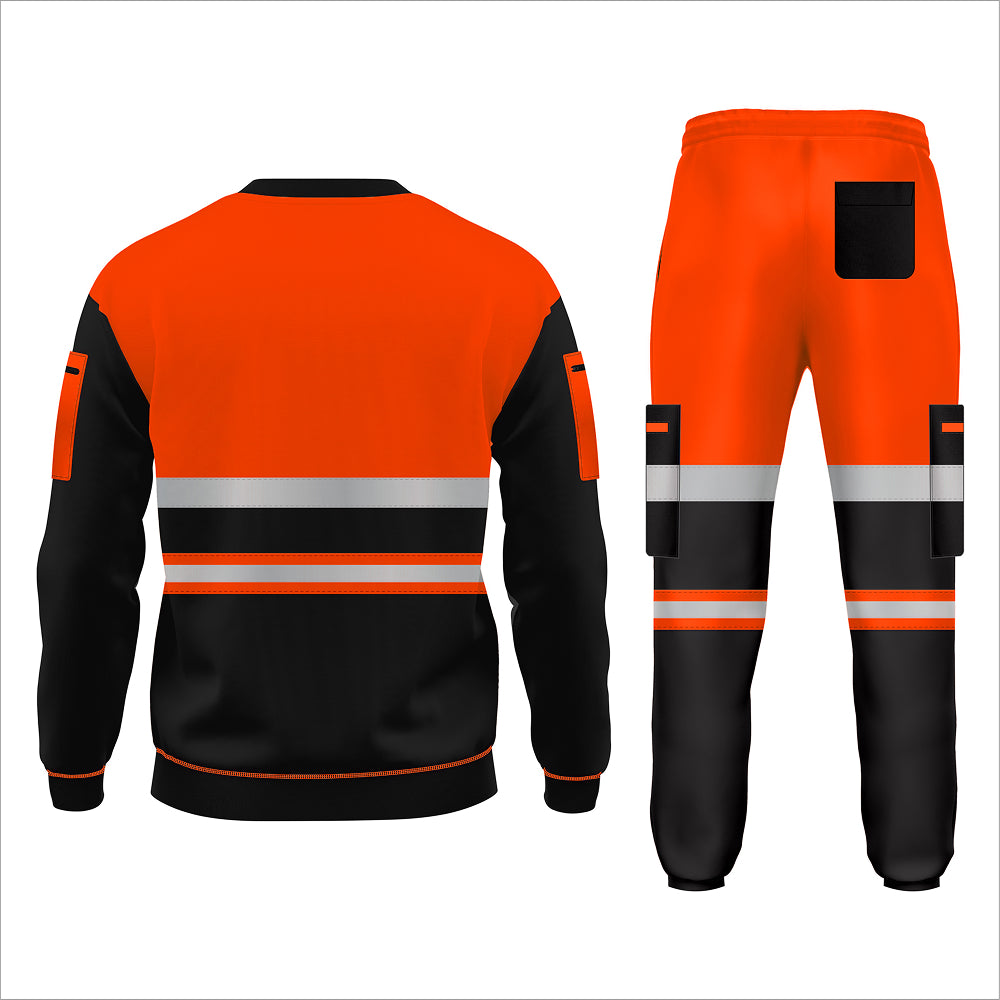 Toro Activa Essential Hi-Vis Fleece Pullover Tracksuit - TS103 TORO ACTIVA
