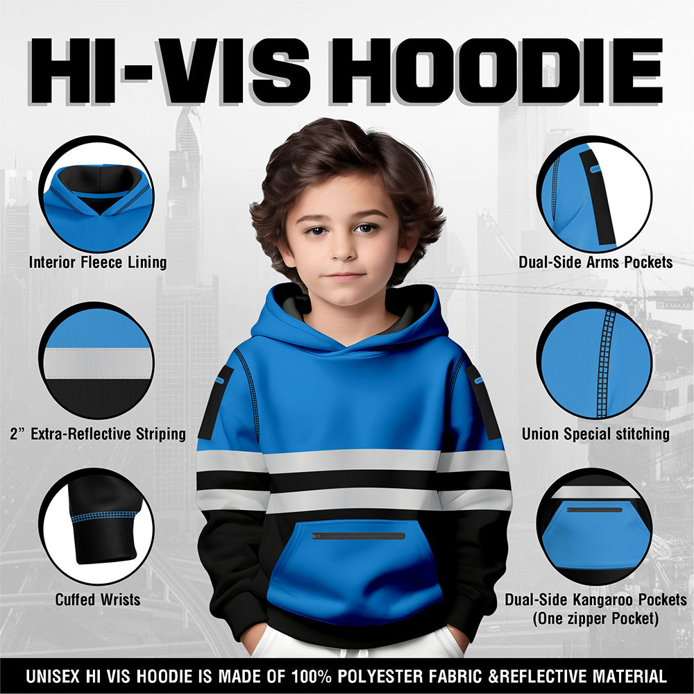 Toro Activa Hi-Vis Fleece Pullover Hoodie 1006 Kids TORO ACTIVA