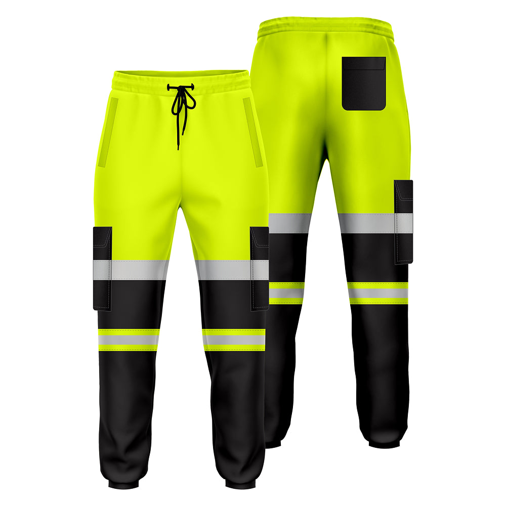 Toro Activa Workwear Fleece Joggers TR103- Yellow/Black TORO ACTIVA