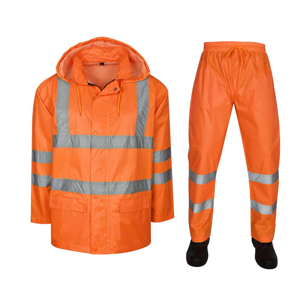 Toro Activa Lightweight Hi-Vis Rainsuit - RS105 Florecent Orange TORO ACTIVA