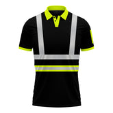 Yellow Hi Vis Polo Shirt P104 — EN ISO 20471 Class 2 Short Sleeve 2XL TORO ACTIVA