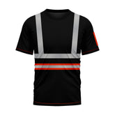 Toro Activa Hi-Vis Workwear TShirt T104 Orange/Black 2XL TORO ACTIVA