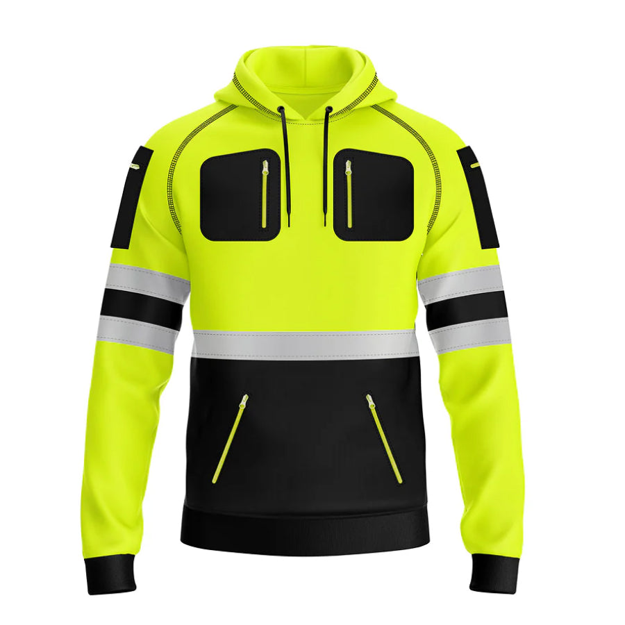 Toro activa Essential Hi-Vis Fleece Hoodie 2 Yellow/Black TORO ACTIVA