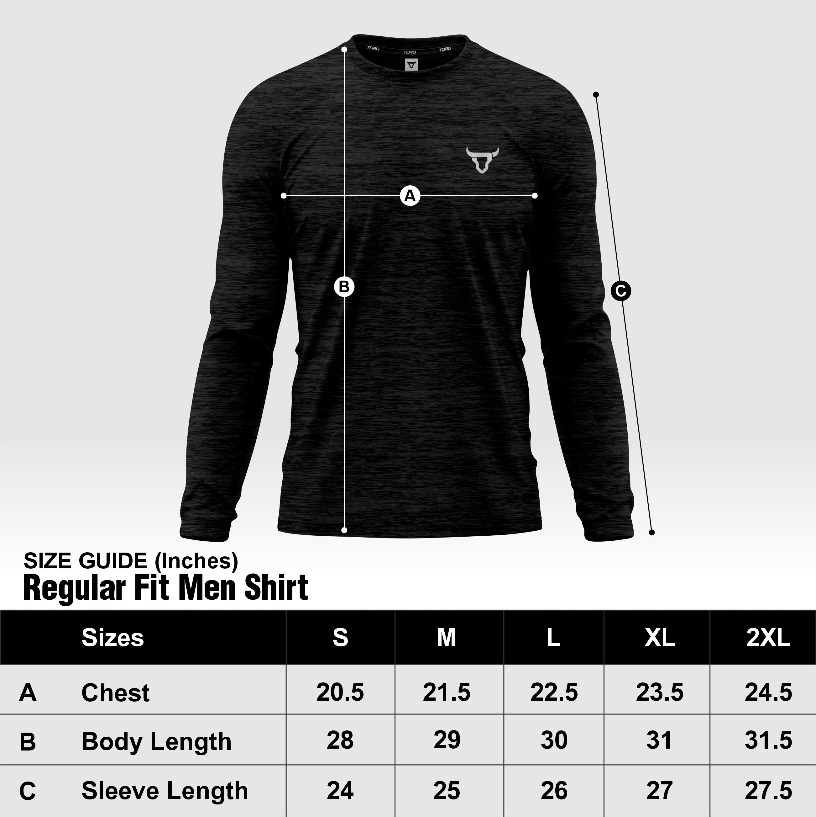 Toro Activa PrimeFlex L/S Shirts - 3 Colour Pack ( Black, Blue.Maroon ) TORO ACTIVA
