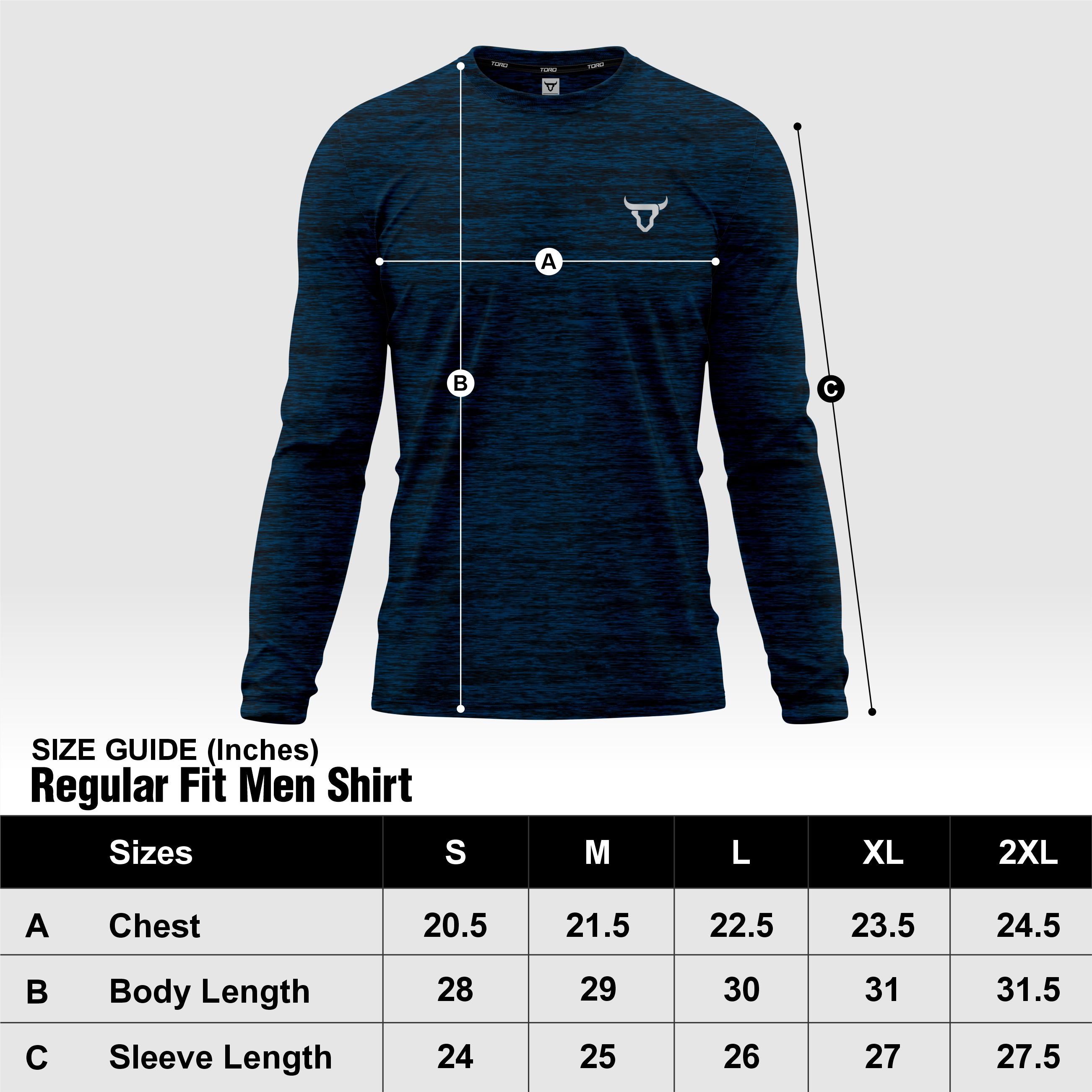 Toro Activa PrimeFlex L/S Shirts - 3 Colour Pack ( Black, Blue.Maroon ) TORO ACTIVA