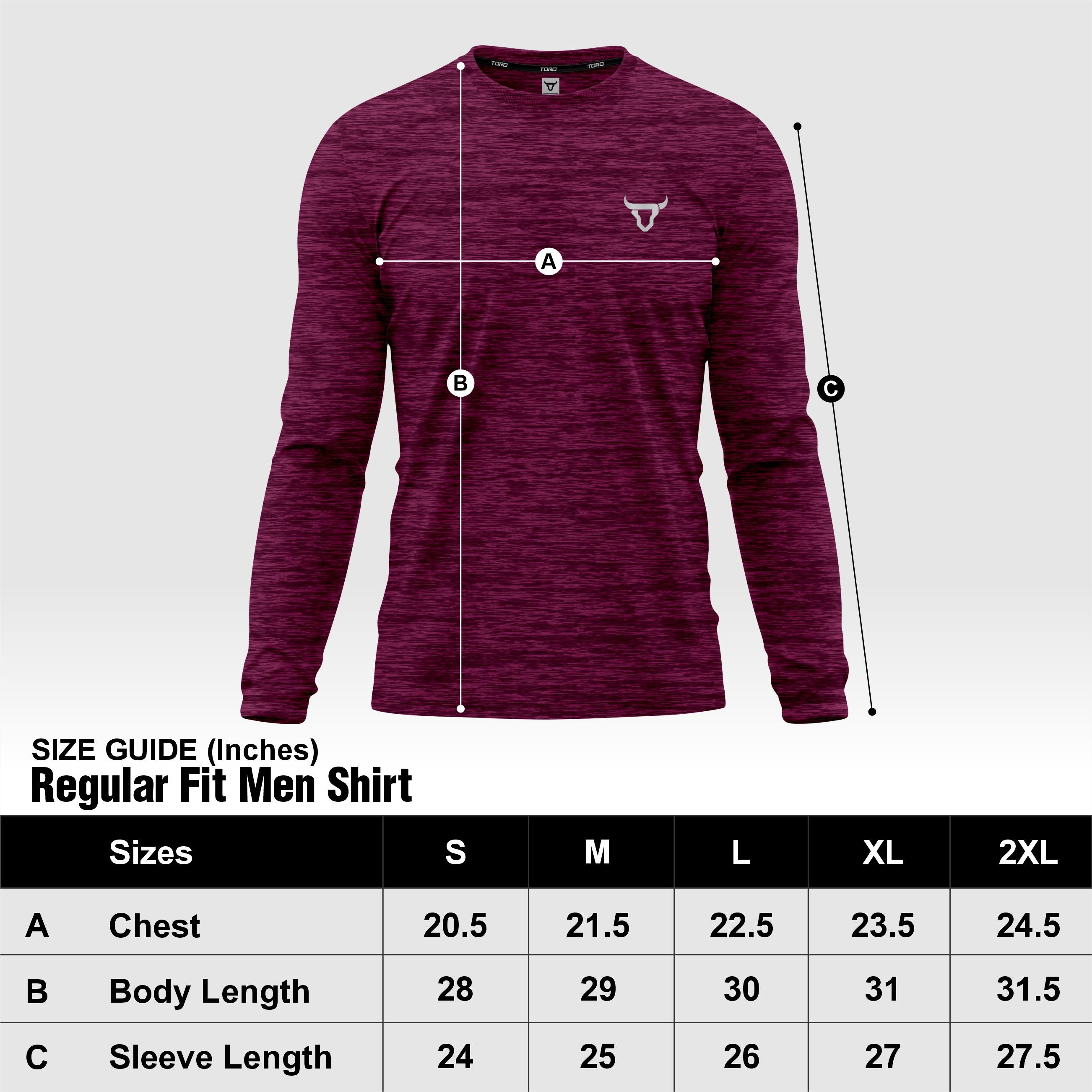 Toro Activa PrimeFlex L/S Shirts - 3 Colour Pack ( Black, Blue.Maroon ) TORO ACTIVA