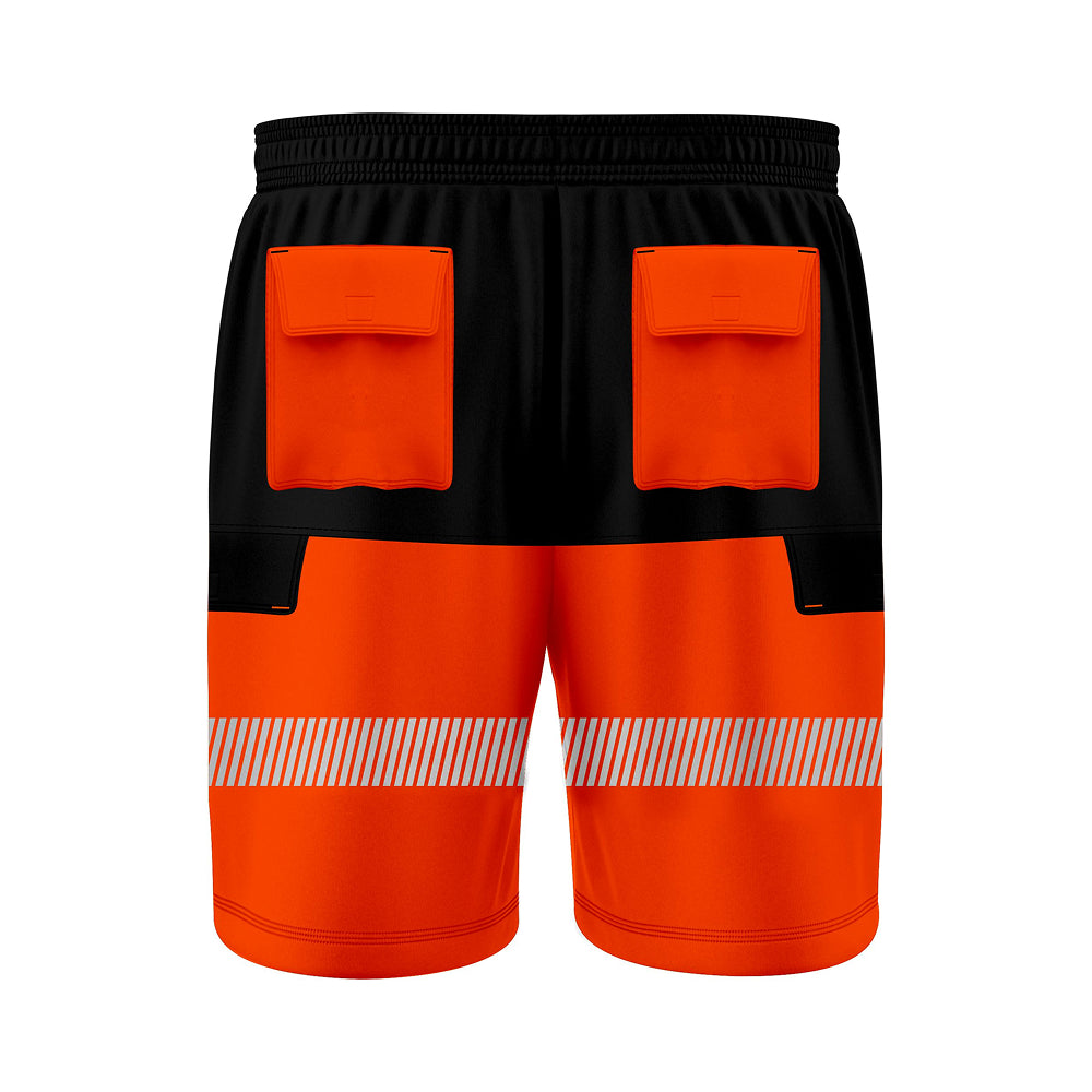 Toro Activa Hi-Vis Fleece Shorts SH106 - Orange/Black TORO ACTIVA