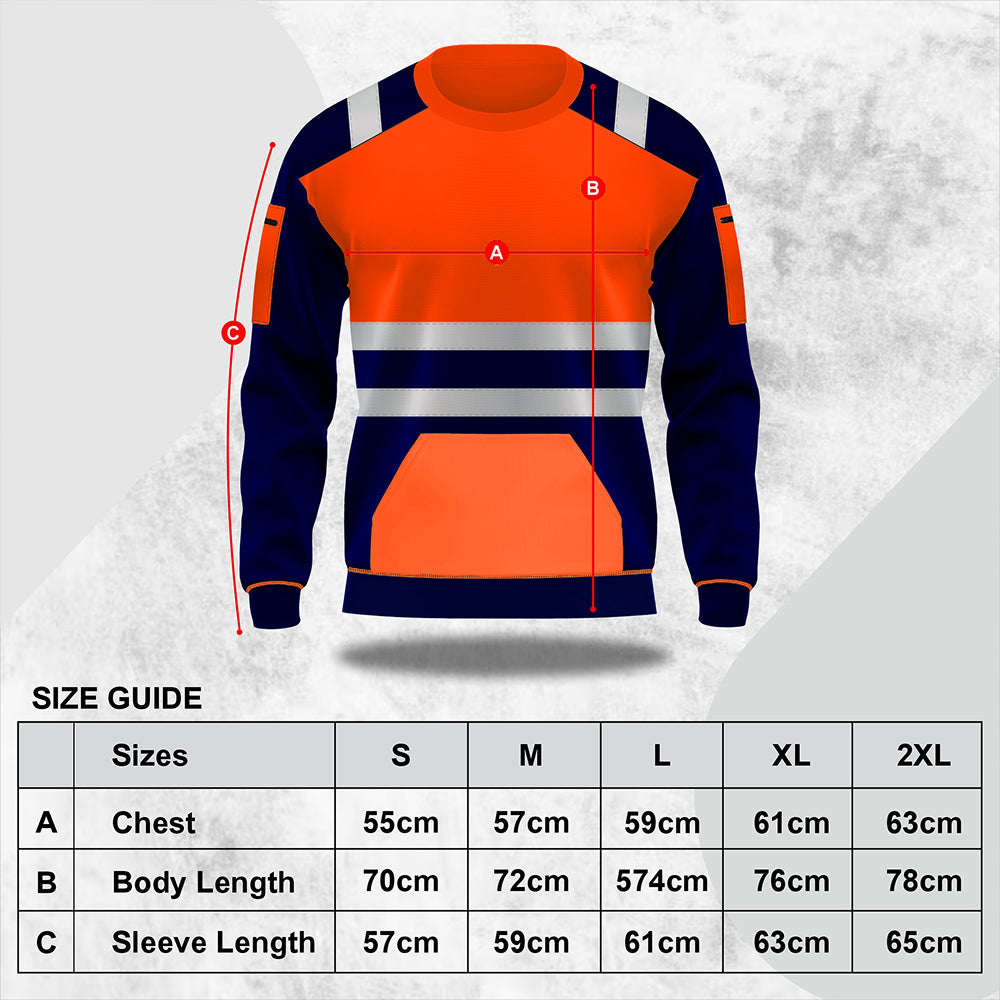 Toro Activa Workwear Hi-Vis Sweatshirt S101 TORO ACTIVA
