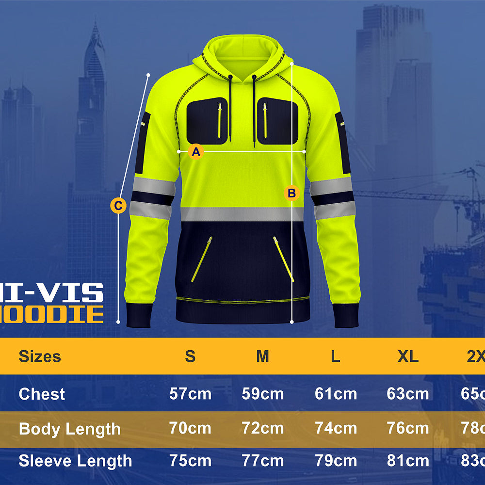 Toro activa Essential Hi-Vis Fleece Hoodie 2 TORO ACTIVA