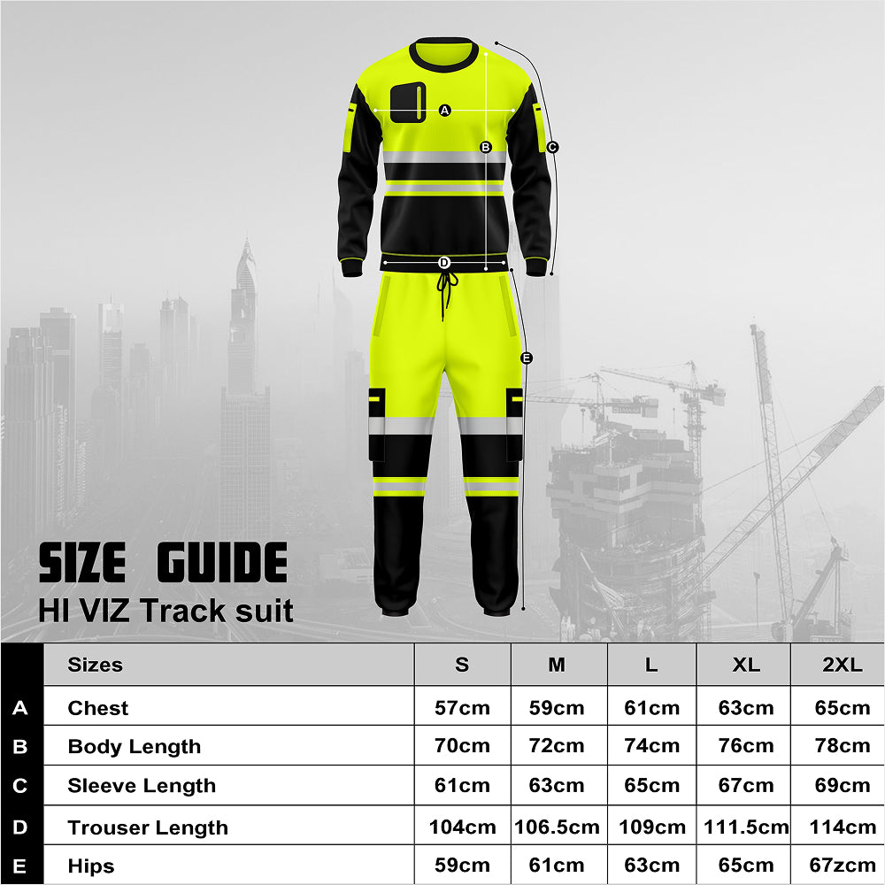 Toro Activa Essential Hi-Vis Fleece Pullover Tracksuit - TS103 TORO ACTIVA