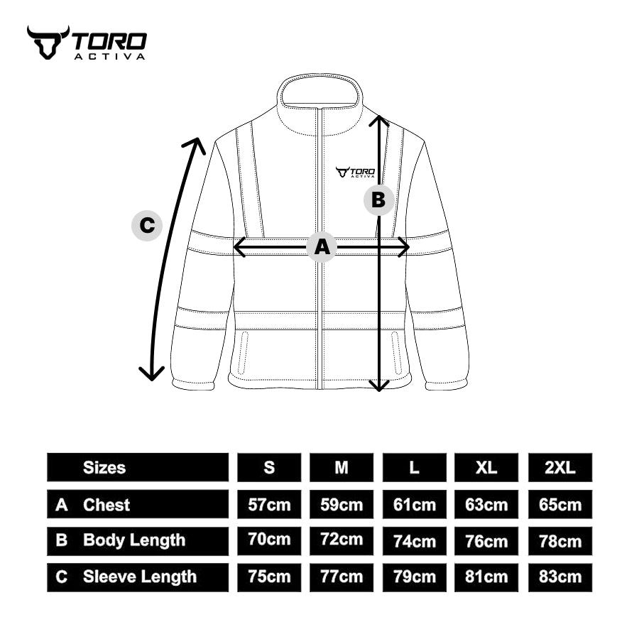 Hi-Vis Work Hoodie 6 - Orange/Black | High Visibility Workwear TORO ACTIVA