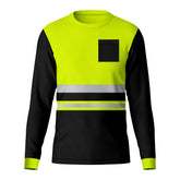 Toro Activa Hi-Vis Workwear TShirt TF103 Yellow Black TORO ACTIVA