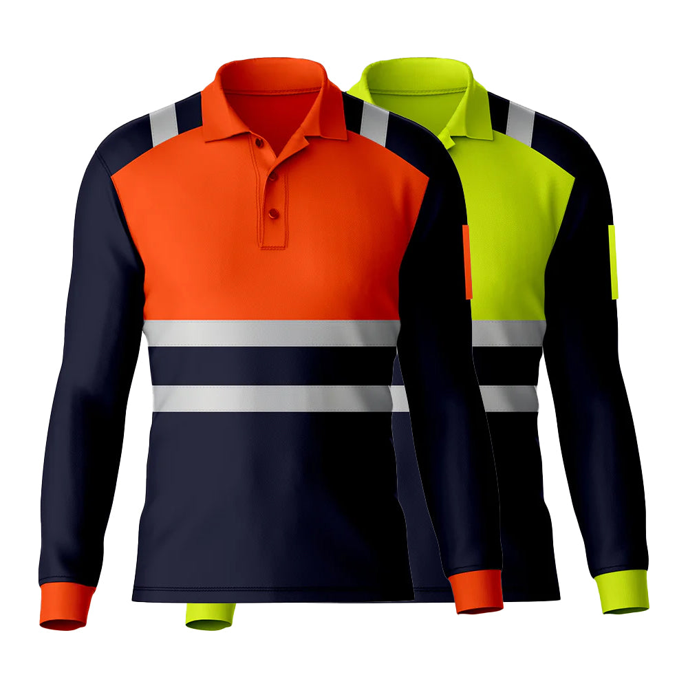 Toro Activa High Visibility Safety Work Wear Short Sleeve Polo Shirt PF103 TORO ACTIVA
