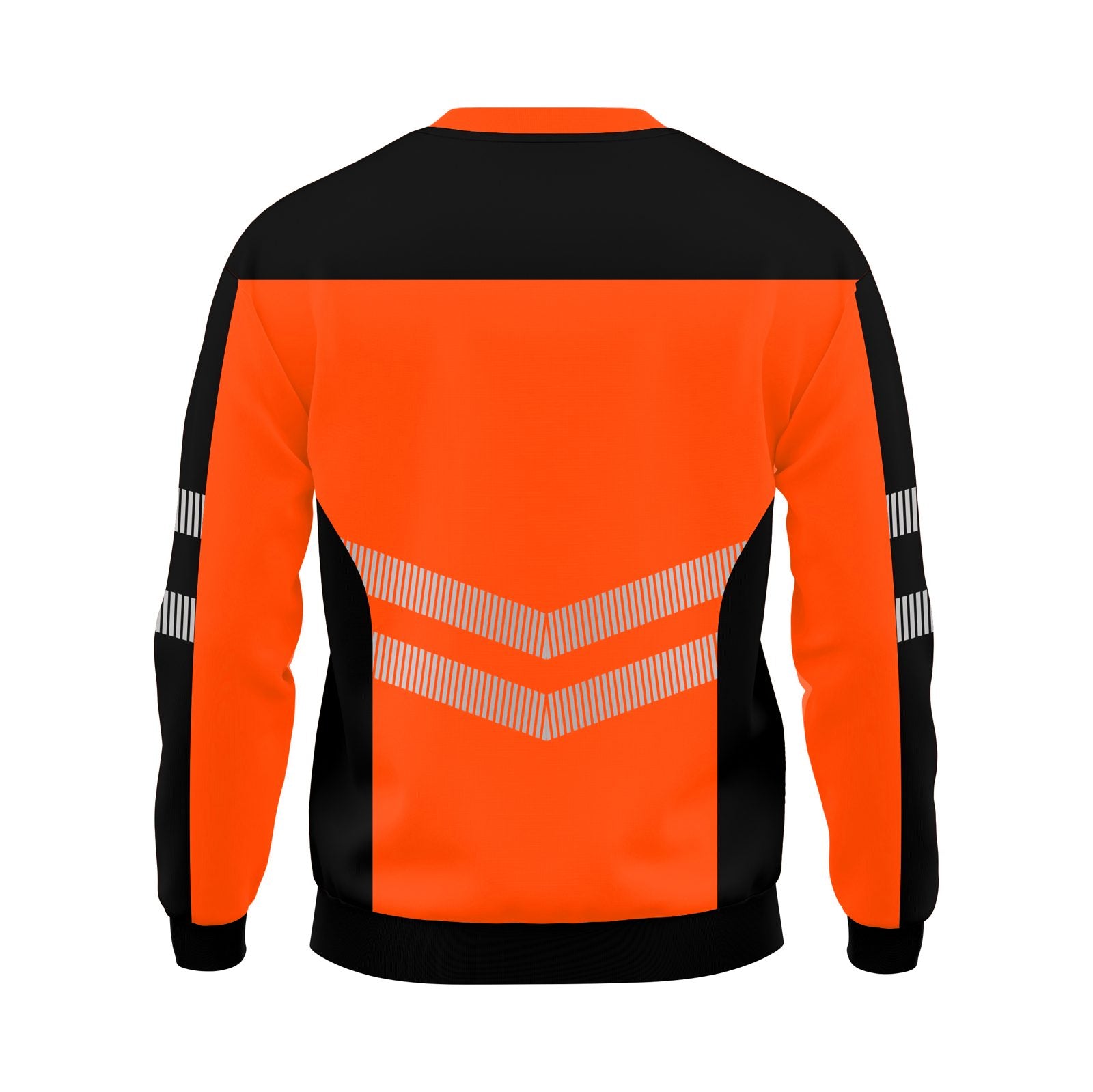 Toro Activa Hi-Vis Pullover Pockets Crew Neck Cuffed Sweatshirt - Black/Orange TORO ACTIVA