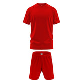 Mens Gym Set T-Shirt & Shorts - Red TORO ACTIVA