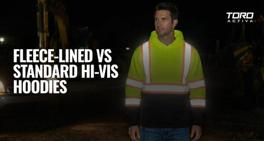 Fleece-Lined vs Standard Hi-Vis Hoodies for Winter Work