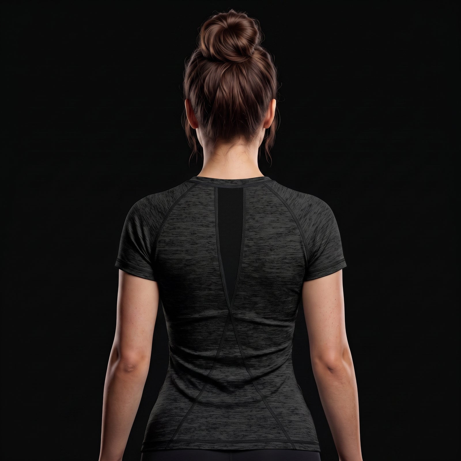 Toro Activa Women's Melange Raglan Tee - Black TORO ACTIVA