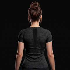 Toro Activa Women's Melange Raglan Tee - Black TORO ACTIVA