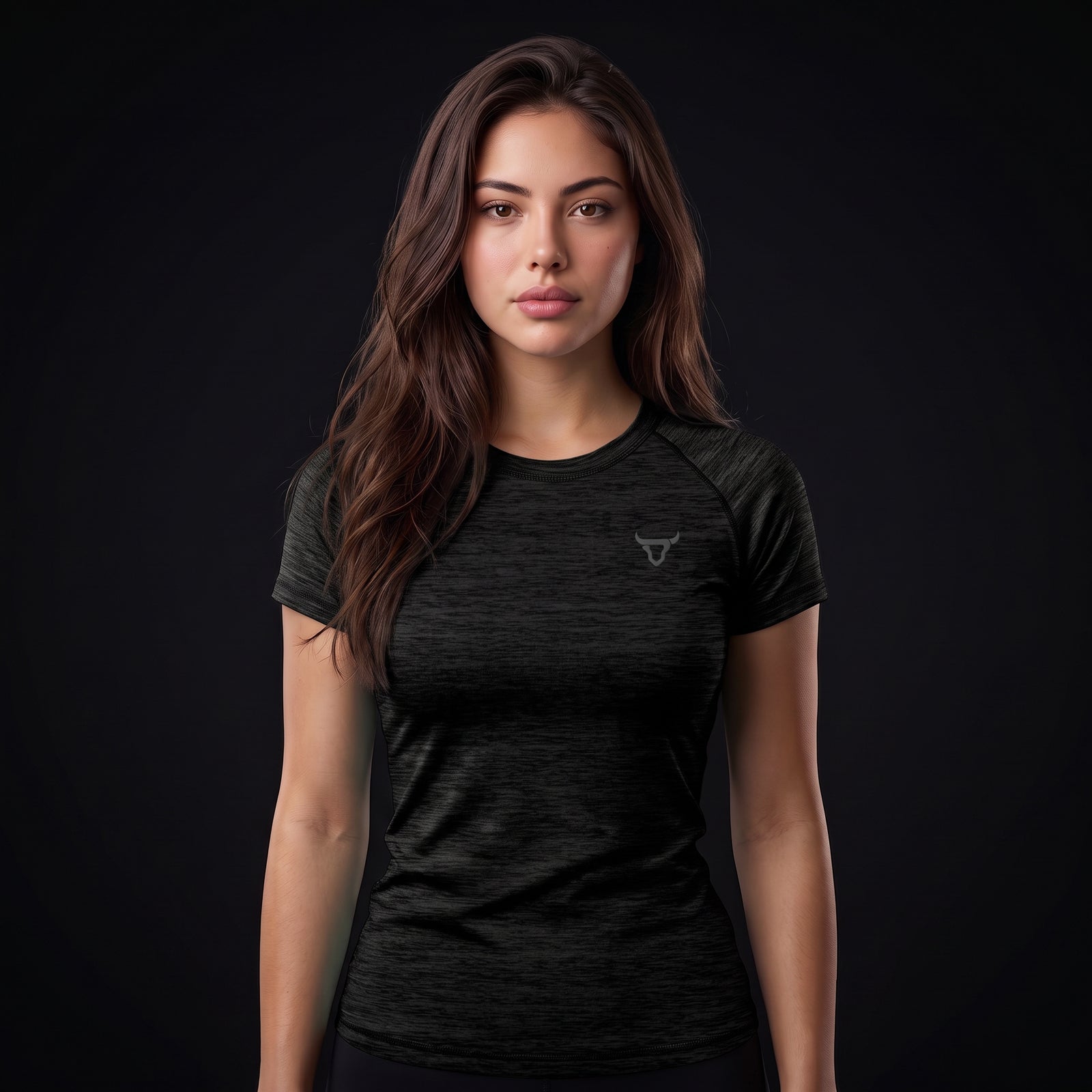 Toro Activa Women's Melange Raglan Tee - Black TORO ACTIVA