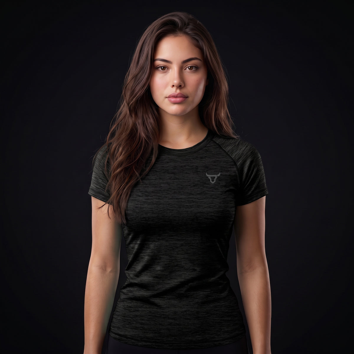 Toro Activa Women's Melange Raglan Tee - Black TORO ACTIVA