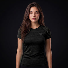 Toro Activa Women's Melange Raglan Tee - Black TORO ACTIVA